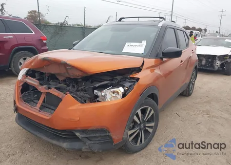 2018 Nissan Kicks Sv from USA, damaged, VIN 3N1CP5CU4JL545422